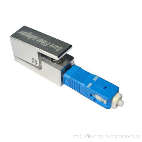 SC Bare Fiber Adapters, Low Insertion Loss